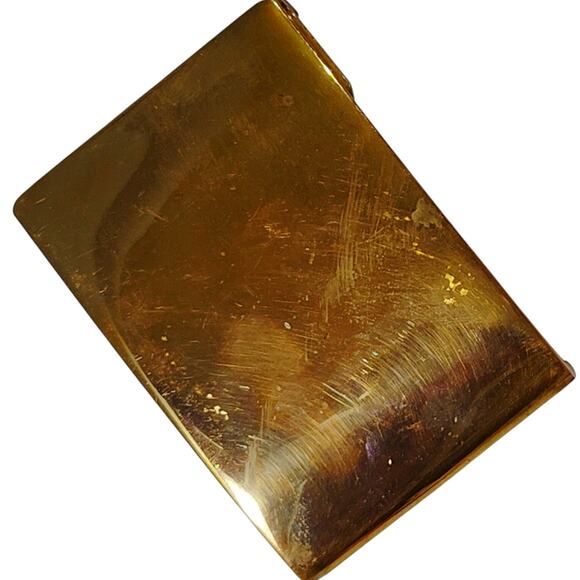 Vintage Military White Web Belt – 33", Brass Buckle 2.75" x 2", FB Stamped - Picture 6 of 6